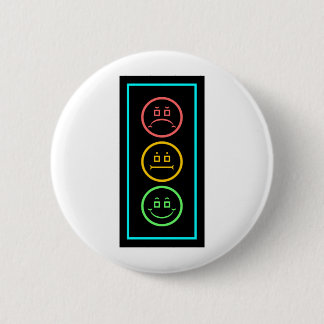 Neon Moody Stoplight Ronde Button 5,7 Cm