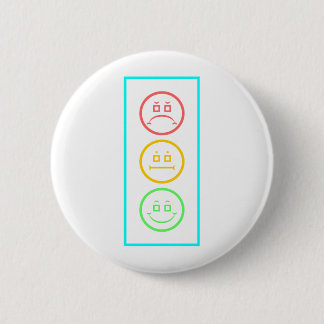 Neon Moody Stoplight Ronde Button 5,7 Cm
