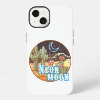 Neon Moon Retro Western iPhone 13 Hoesje
