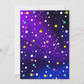 Neon Movie Night Girl Birthday Party Invitation (Dos)