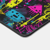 Neon Music Graffiti Bureaumat (Hoek)