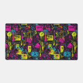 Neon Music Graffiti Bureaumat (Voorkant)