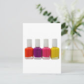 Neon Nail Briefkaart (Staand voorkant)
