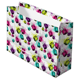 Neon Nail Pools patroonpatroon Groot Cadeauzakje