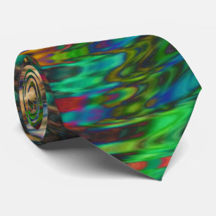 Neon Necktie-regenboogpsychedelisch stropdas