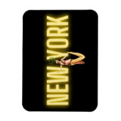 Neon New York & Magnet de beauté Vintage (Vertical)