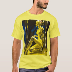Neon Nexus: de toekomst van vorm T-shirt