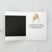 Neon Nieuwjaar Billboard Feestdagen Kaart (Binnen)