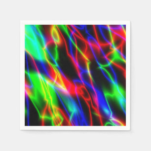Neon Night Cocktail Napkin Servet