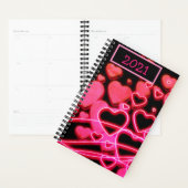 "Neon Night Party" - Harten en liefde Planner (Display)