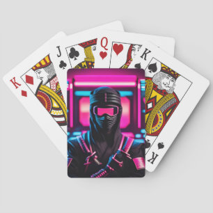 neon ninja pokerkaarten