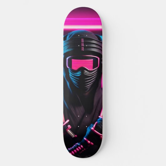 neon ninja skateboard (Voorkant)