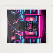 neon ninja wandkleed (Voorkant (horizontaal))