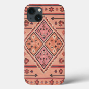 Neon Nomad Soul - Levendig Tribal Geometrisch Tapi iPhone 13 Hoesje