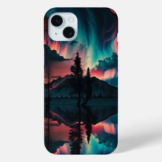 Neon noorderlicht Case-Mate iPhone case (Achterkant)