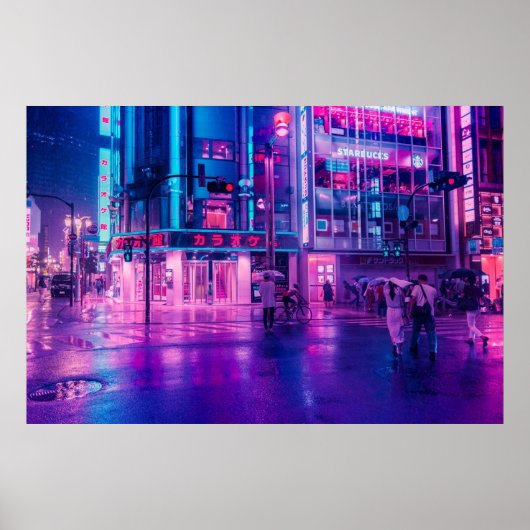 Neon Nostalgia Poster (Voorkant)