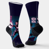 Neon Nova Sokken (Gebogen)