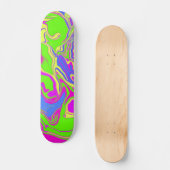 Neon Oil Spill Skateboard (Voorkant)