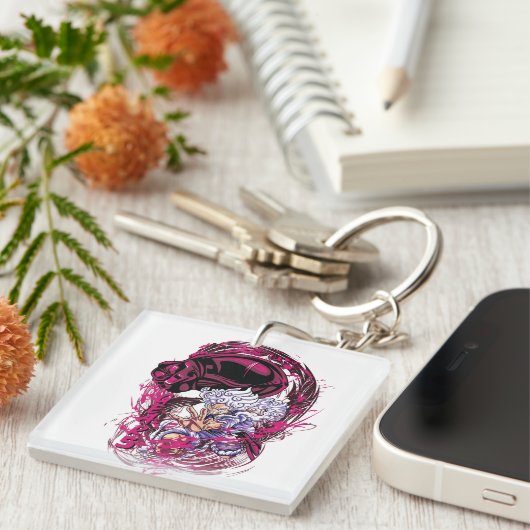 Neon One Piece Sleutelhanger (Voorkant Rechts)