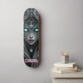 Neon Oracle Cyborg Skateboard