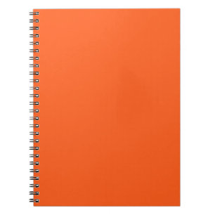 Neon Oranje Effen Kleur Minimalistisch Notitieboek