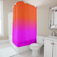 Neon Oranje en Hot Pink Ombre Shade Kleur Vervagen