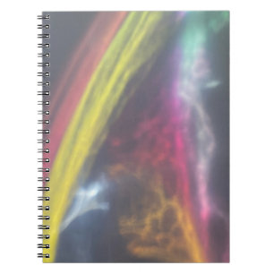 neon oranje roze geel Lichtlicht Notitieboek