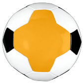 Neon Oranje Stevige Kleur | Klassiek Voetbal (Gedraaid)
