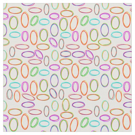 Neon Ovals Stof (Close Up)