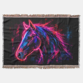 Neon Paard Deken