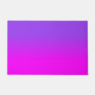 Neon Paars en Hot Pink Ombre Shade Kleur Vervagen Deurmat