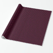 Neon Paars Weaved Pattern Cadeaupapier (Uitgerold)