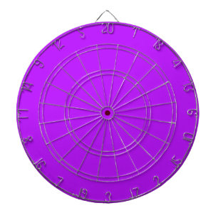 Neon Paarse Dartbord met Pijlen