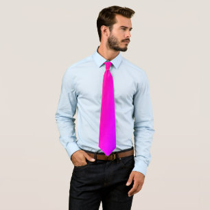 Neon Paarse Roze Stropdas