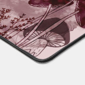 Neon paddenstoelen bureaumat (Hoek)