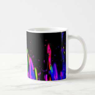 Neon Paint Splash Colorful. PERSONALISEER HET Koffiemok