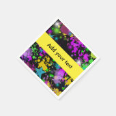 Neon Paint Splatter, Paintball, Aangepast Servetten (Hoek)