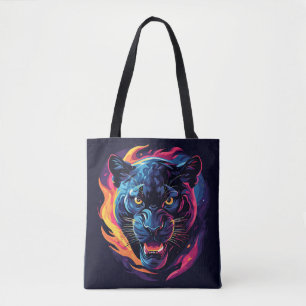 Neon Panter Waanzinnige Elektrische Jungle Gloed S Draagtas