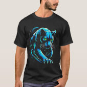 Neon Panther, Prowling Panther T-shirt (Voorkant)