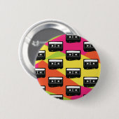 Neon Party Cassette Button Pins (Voorkant /achterkant)