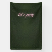 Neon Party Connexion à la bannière Arrière - plan  (Verticale)