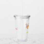 Neon Party Final Fiesta Sip Ole Bachelorette Acryl Drinkbeker (Rechts)