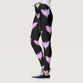 Neon Pastel Bat Motif sans couture - Leggings goth (Gauche)