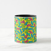 Neon Pattern van 80/90 Mok (Midden)