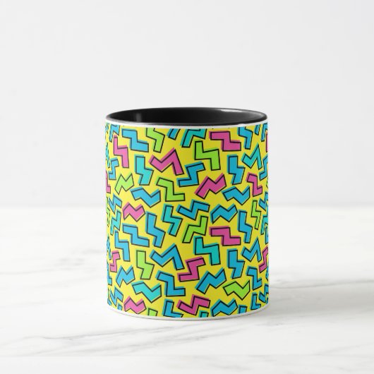 Neon Pattern van 80/90 Mok (Midden)