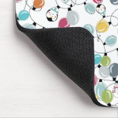 Neon Penguin-kerstballonnen Muismat (Hoek)