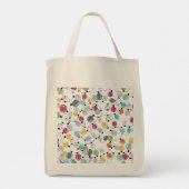  Neon Penguin-kerstballonnen Tote Bag (Achterkant)