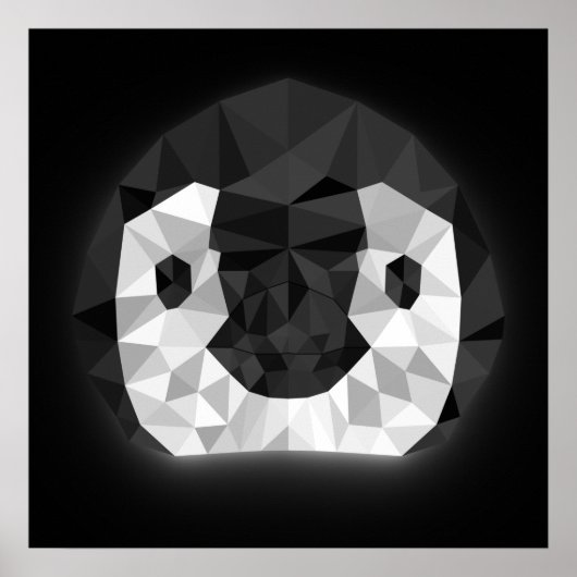 Neon Penguin Poster (Voorkant)