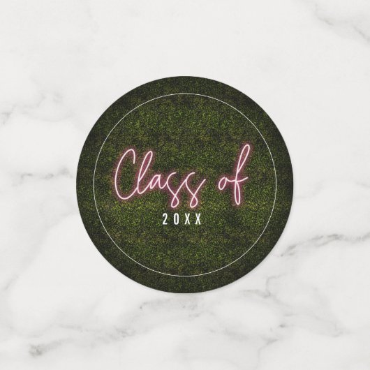 Neon Photo-Afstuderen Confetti (Kleine voorkant)