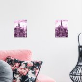 Neon pink and cobalt bridge arcs over a luminous c (Salon)